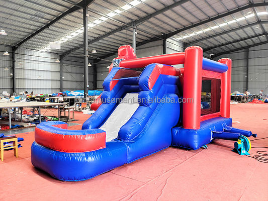 CE/EN71/EN14960 Certificato Bambini Inflatabile Spiderman Castello Salto salta con scivolo