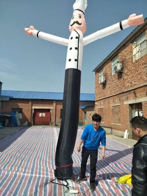 6m gonfiabile Chef Sky Dancing Air Tube Ballerino Uomo Modello agitando per la pubblicità all'aperto