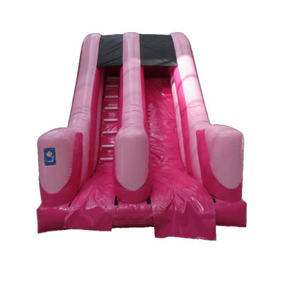 Noleggio commerciale PVC piccolo scivolo gonfiabile rosa con certificazione CE/EN71/EN14960
