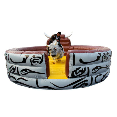 Gioco a cavallo di toro meccanico gonfiabile in materiale PVC personalizzato per competizione