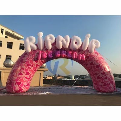 Eventi aziendali personalizzati Arco gonfiabile all'aperto con pubblicità a tema delfino