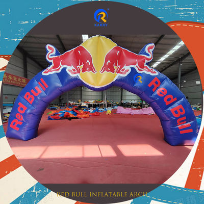 Arco gonfiabile neutro per genere Red Bull Pubblicità con gonfiabili in PVC