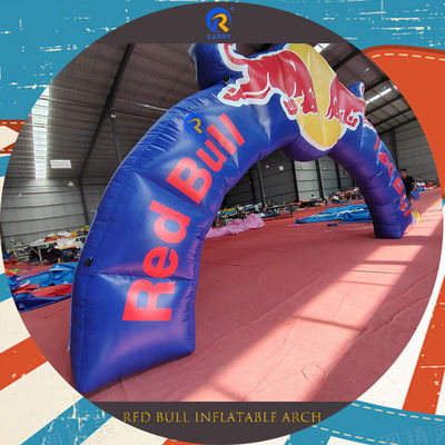 Arco gonfiabile neutro per genere Red Bull Pubblicità con gonfiabili in PVC