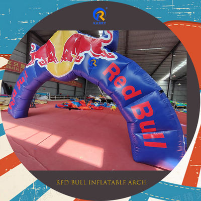 Arco gonfiabile neutro per genere Red Bull Pubblicità con gonfiabili in PVC