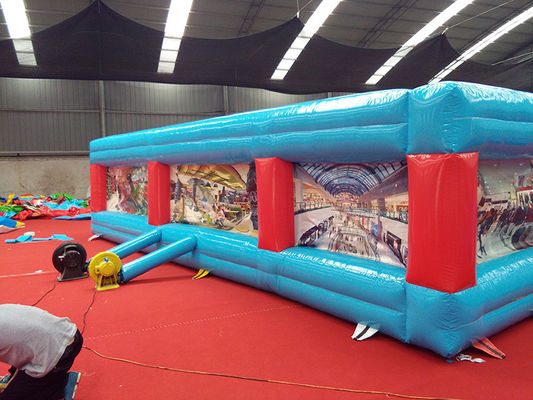 Parco giochi esterno unisex labirinto gonfiabile per attività sportive di team building