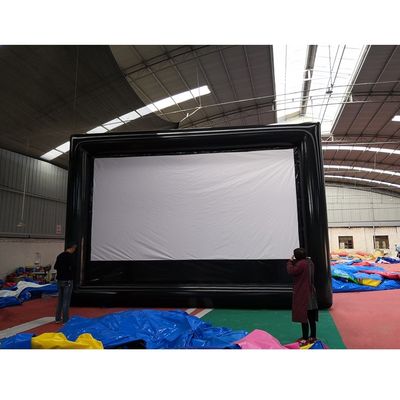 EN71/CE Certificato Super Fun Inflatabile Castello Film Screen per la pubblicità all'aperto