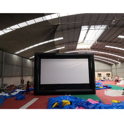 EN71/CE Certificato Super Fun Inflatabile Castello Film Screen per la pubblicità all'aperto