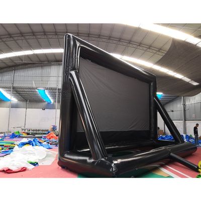 EN71/CE Certificato Super Fun Inflatabile Castello Film Screen per la pubblicità all'aperto