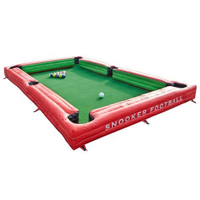 Tavolo da biliardo da calcio gonfiabile in bambusa in PVC personalizzato per giochi interattivi