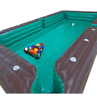 Tavolo da biliardo da calcio gonfiabile in bambusa in PVC personalizzato per giochi interattivi