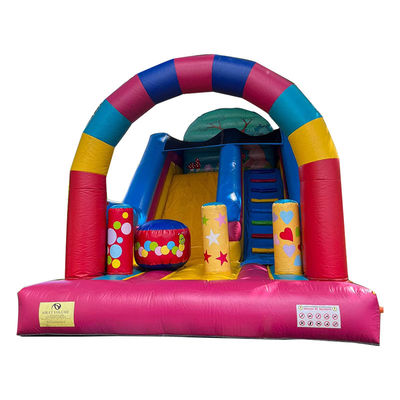 Noleggio di feste Candy House Tematico Slide secco gonfiabile con certificazione CE/EN71/EN14960