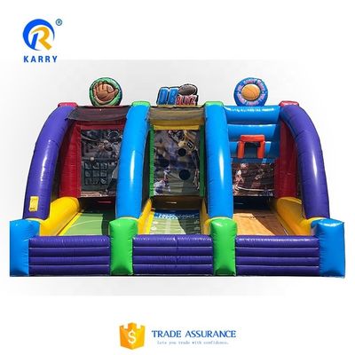 Giocattoli gonfiabili per carnevale Giochi interattivi all'aperto con soffiatore e accessori di riparazione CE