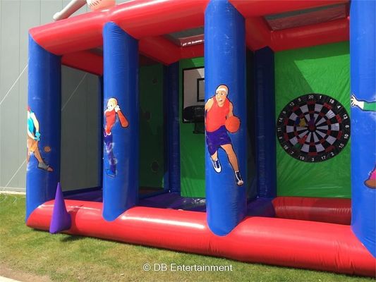 Giocattoli gonfiabili per carnevale Giochi interattivi all'aperto con soffiatore e accessori di riparazione CE