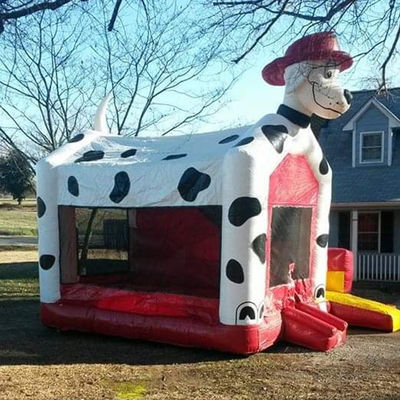 Dalmata Dog Bounce House Inflatabile Castello Bouncer House con scivolo e accessori