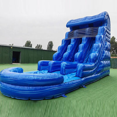 Parco acquatico PVC gonfiabile doppio scivolo N scivolo con piscina salto retro scivolo acquatico