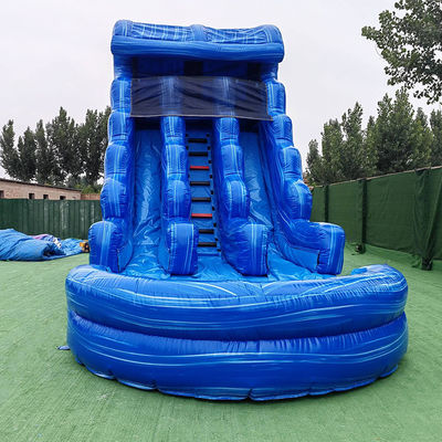 Parco acquatico PVC gonfiabile doppio scivolo N scivolo con piscina salto retro scivolo acquatico