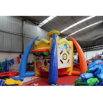 Unisex PORTABLE Carnevale gonfiabile 5 in 1 Gioco Calcio/Basketball Sport interattivi