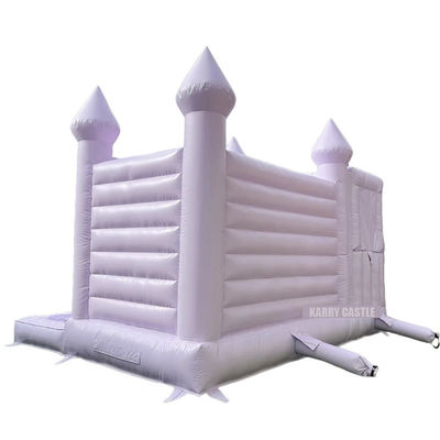 Castello decorativo gonfiabile in PVC di qualità commerciale con pozzo a palla e scivolo