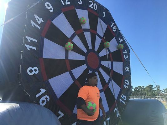 14 Gamma d'età Giant Inflatable Darts Interactive Sport Game con certificazione EN14960