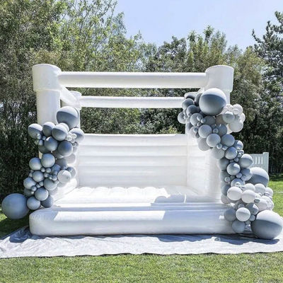 CE/EN71 Certificato Dimensioni personalizzate Moonwalk gonfiabile Castello a balzo per festa di nozze