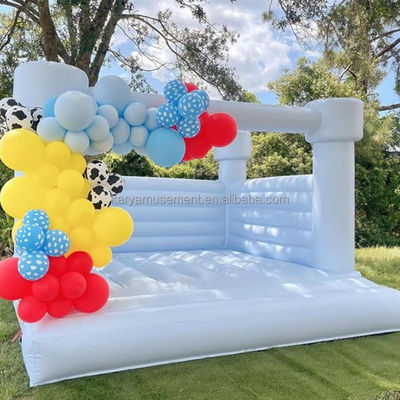 CE/EN71 Certificato Dimensioni personalizzate Moonwalk gonfiabile Castello a balzo per festa di nozze