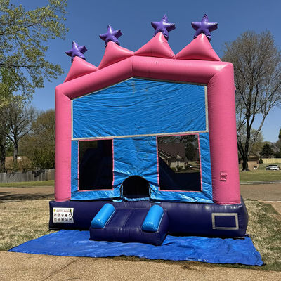 Grande portabile 0,55 mm PVC Vinyl Tarpaulin esterno o interno gonfiabile Combo Jumping Castle