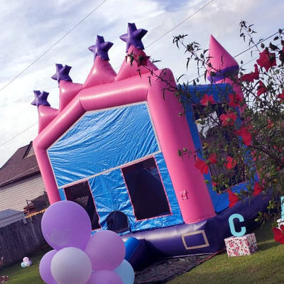 Grande portabile 0,55 mm PVC Vinyl Tarpaulin esterno o interno gonfiabile Combo Jumping Castle
