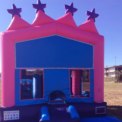 Grande portabile 0,55 mm PVC Vinyl Tarpaulin esterno o interno gonfiabile Combo Jumping Castle