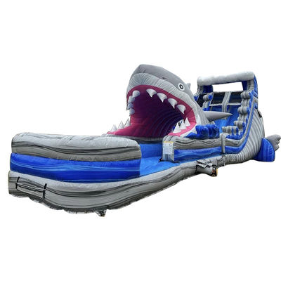 Slide d'acqua gonfiabile a taglia personalizzata con scivolo e piscina