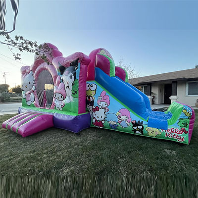 Slide di casa gonfiabile in pvc con certificato CE/EN71/EN14960