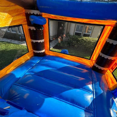 Giardino per bambini Casa gonfiabile con piscina e palma