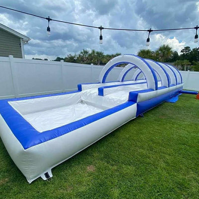Slide d'acqua a colori personalizzati gonfiabile con grande piscina d'acqua 12x3x3m o dimensione personalizzata