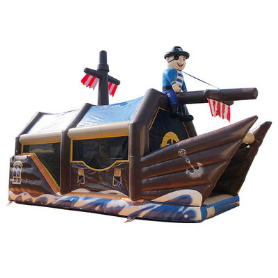 Personalizzare accettabile durevole tema nave pirata casa gonfiabile rimbalzo per bambini festa