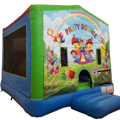 Unisex Piccolo PVC impermeabile gonfiabile Bouncy Jumping Castello Bounce House con scivolo
