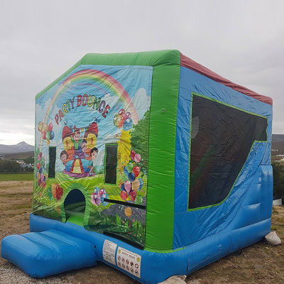 Unisex Piccolo PVC impermeabile gonfiabile Bouncy Jumping Castello Bounce House con scivolo