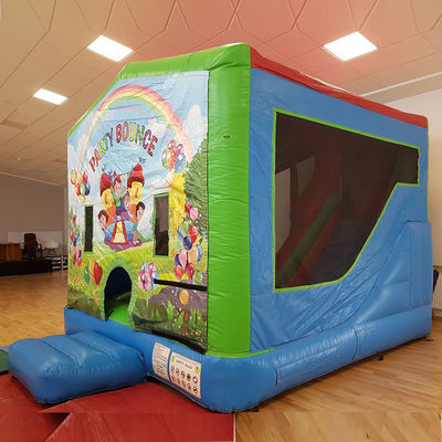 Unisex Piccolo PVC impermeabile gonfiabile Bouncy Jumping Castello Bounce House con scivolo