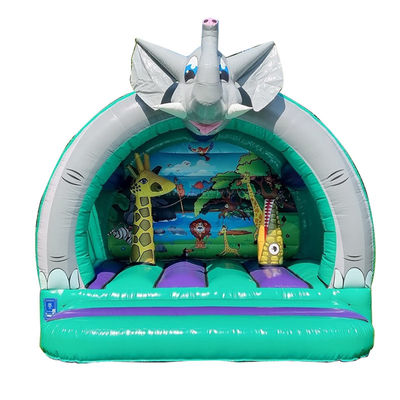 Unisex Commercial PVC Inflatabile Trampolino Castello Elefante Casa di rimbalzo per noleggio di festa