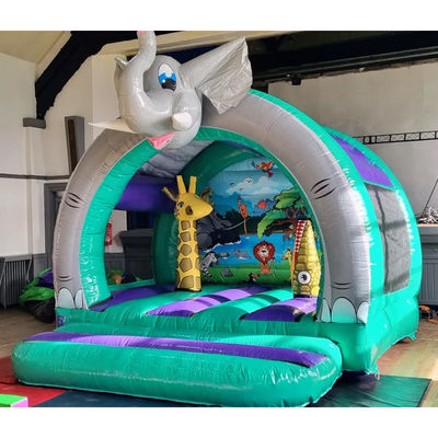 Unisex Commercial PVC Inflatabile Trampolino Castello Elefante Casa di rimbalzo per noleggio di festa