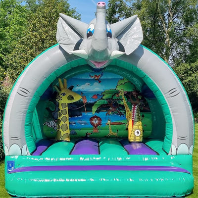 Unisex Commercial PVC Inflatabile Trampolino Castello Elefante Casa di rimbalzo per noleggio di festa