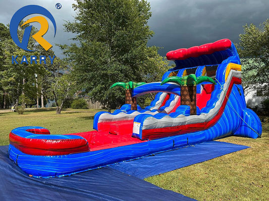 Slide idraulico gonfiabile in bambusa in PVC per adulti e bambini Logo/modello personalizzato
