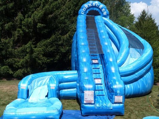 Capacità massima 100-500 kg Slide idraulico gonfiabile in PVC per attività commerciali per bambini