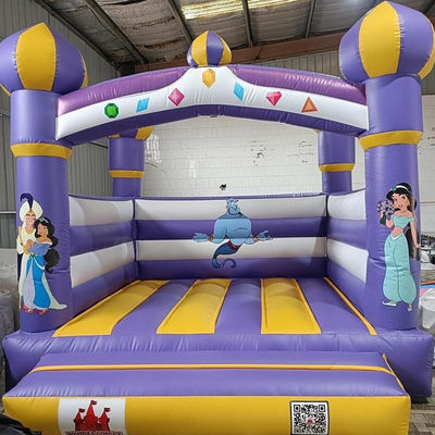 Ultimo stile viola gonfiabile salto salta castello casa per bambini personalizzare accettato