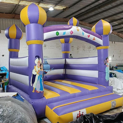 Ultimo stile viola gonfiabile salto salta castello casa per bambini personalizzare accettato