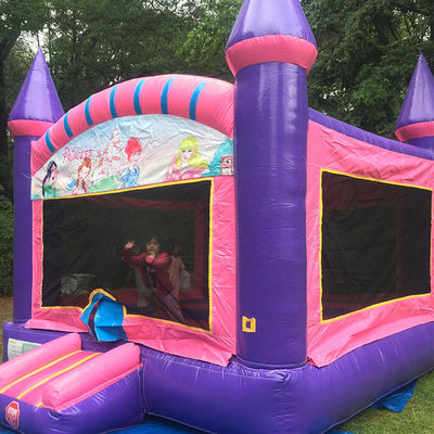 Fantasy fairytale Princess Castle Bounce House Dimensioni personalizzate per noleggio commerciale