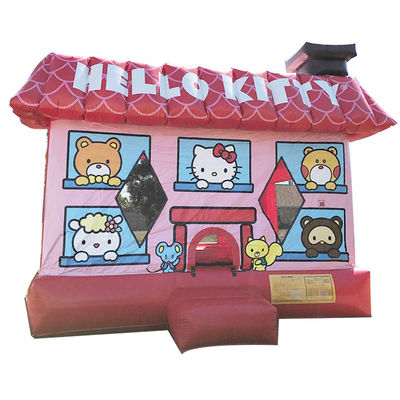 14 anni fa Popolare Red Hello Kit-ty Inflatabile Trampolino Bouncer Castello con kit di riparazione