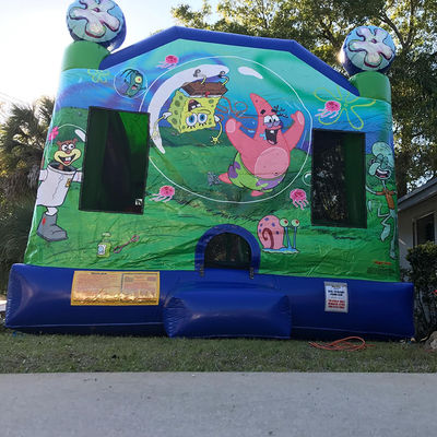 Il castello a trampolino gonfiabile in PVC a tema di cartone animato