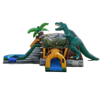 Vivi le emozioni dell'era dei dinosauri con la nostra casa gonfiabile e lo scivolo