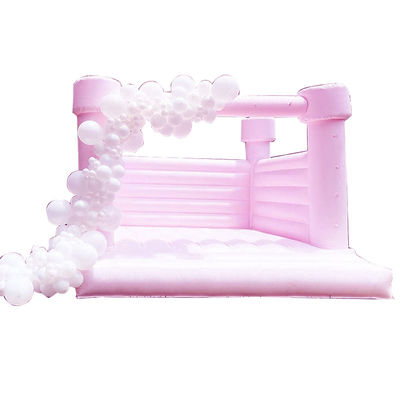 Logo Logo personalizzato Stampato Bianco Bloccacamere gonfiabile per la festa Moonwalk Castello gonfiabile
