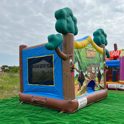 14 anni di vita Neutralità di genere PVC Inflatabile Treehouse Bounce House Castello per Commerciale