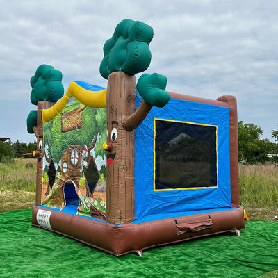 14 anni di vita Neutralità di genere PVC Inflatabile Treehouse Bounce House Castello per Commerciale
